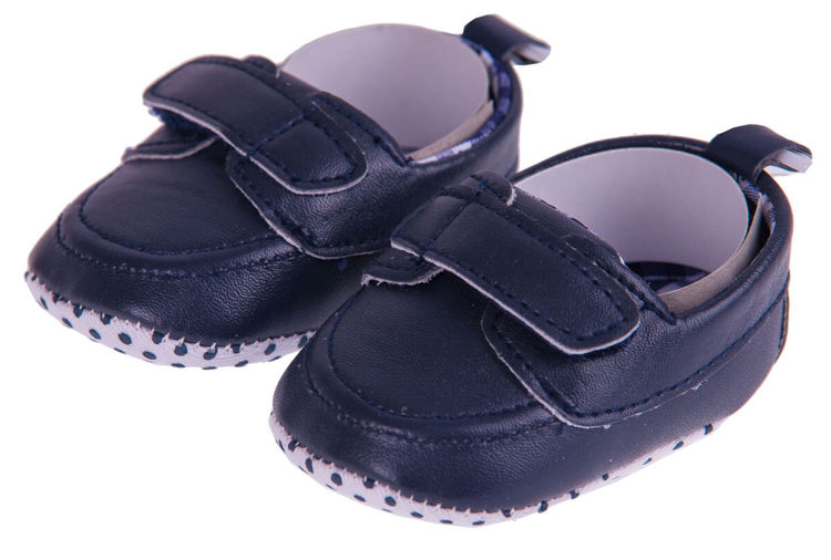 Picture of B2046 SOFT TOUCH BABY BOYS INFANTS SHOES WITH VELCRO